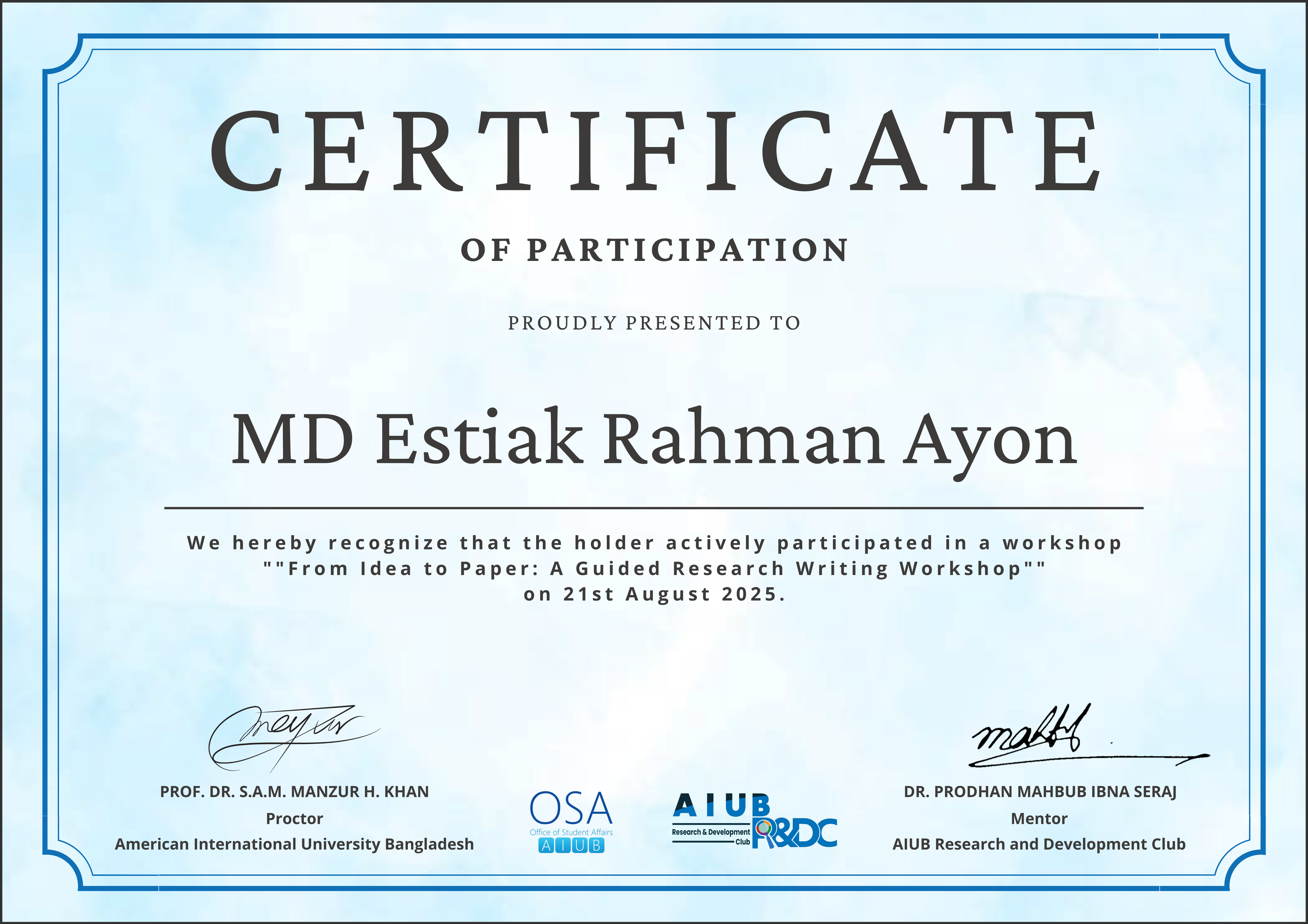 Certificate 4